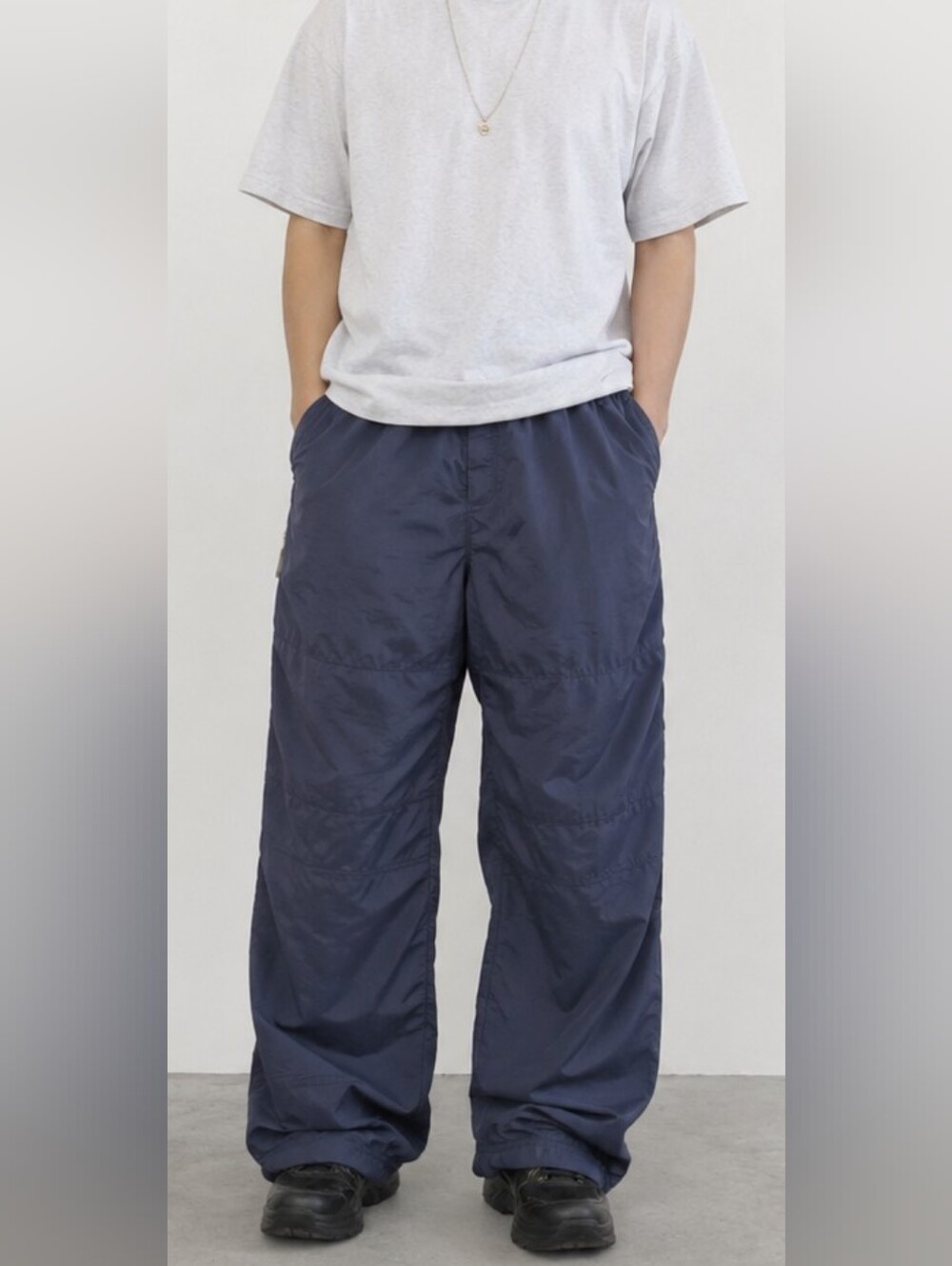 Nike Y2K Vintage Men's Casual Navy Utility Oversized Gorpcore Pants